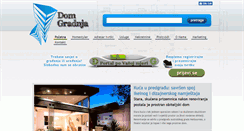 Desktop Screenshot of domgradnja.com
