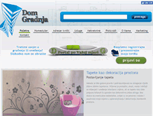 Tablet Screenshot of domgradnja.com